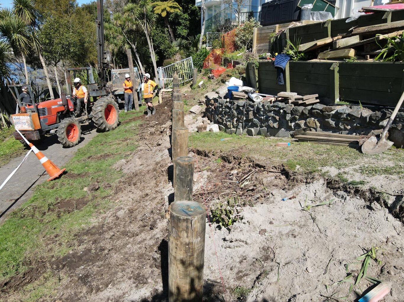 River Retaining Wall